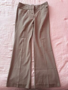 Express Women's Brown Flared Dress Pants